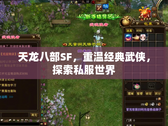 天龙八部SF，重温经典武侠，探索私服世界