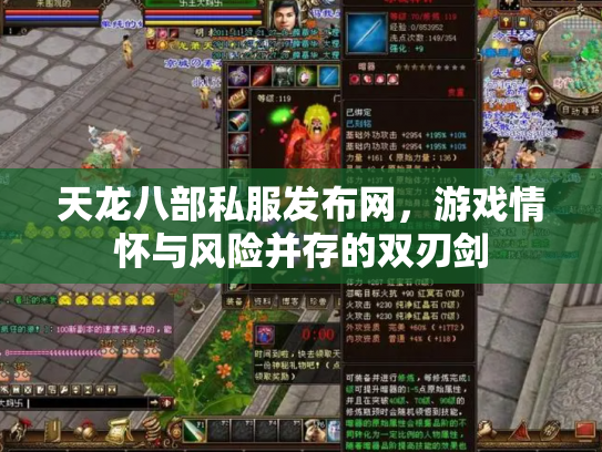 天龙八部私服发布网，游戏情怀与风险并存的双刃剑