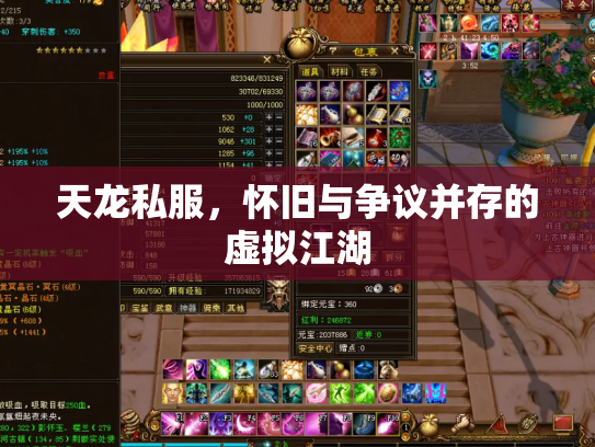 天龙私服，怀旧与争议并存的虚拟江湖