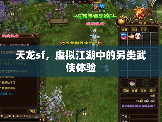 天龙sf，虚拟江湖中的另类武侠体验