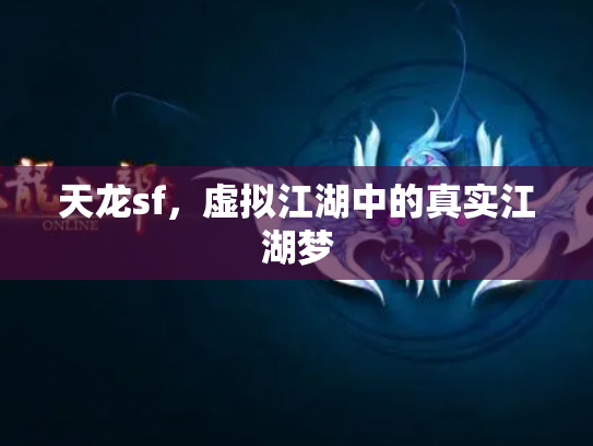 天龙sf，虚拟江湖中的真实江湖梦