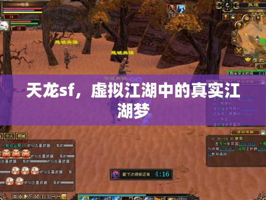 天龙sf，虚拟江湖中的真实江湖梦
