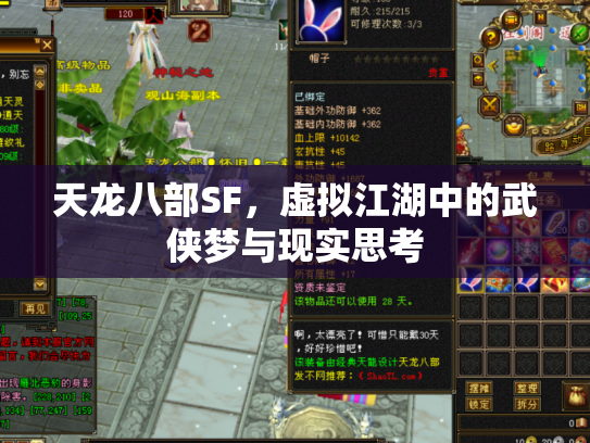 天龙八部SF，虚拟江湖中的武侠梦与现实思考