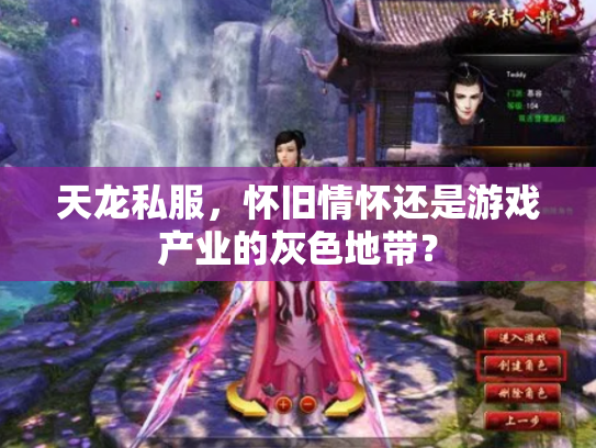 天龙私服，怀旧情怀还是游戏产业的灰色地带？