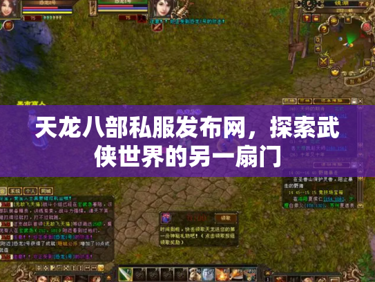 天龙八部私服发布网，探索武侠世界的另一扇门
