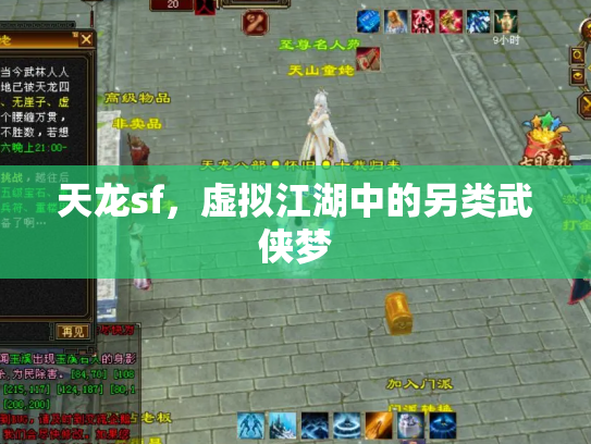 天龙sf，虚拟江湖中的另类武侠梦