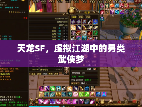 天龙SF，虚拟江湖中的另类武侠梦