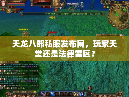 天龙八部私服发布网，玩家天堂还是法律雷区？