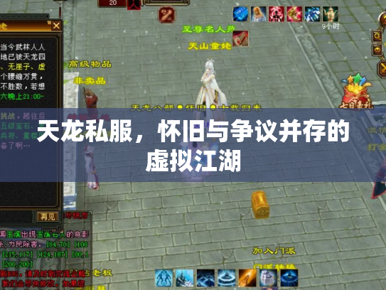 天龙私服，怀旧与争议并存的虚拟江湖