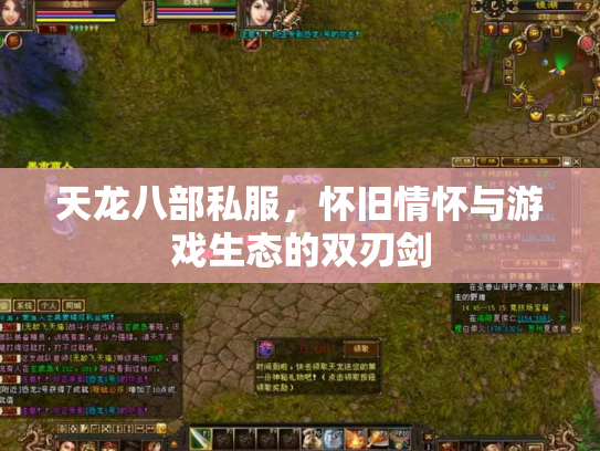 天龙八部私服，怀旧情怀与游戏生态的双刃剑