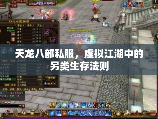 天龙八部私服，虚拟江湖中的另类生存法则
