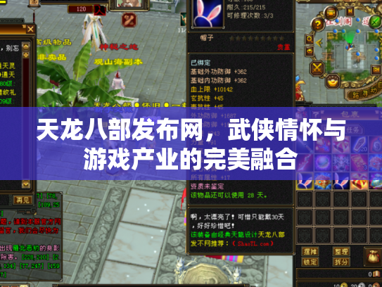 天龙八部发布网，武侠情怀与游戏产业的完美融合