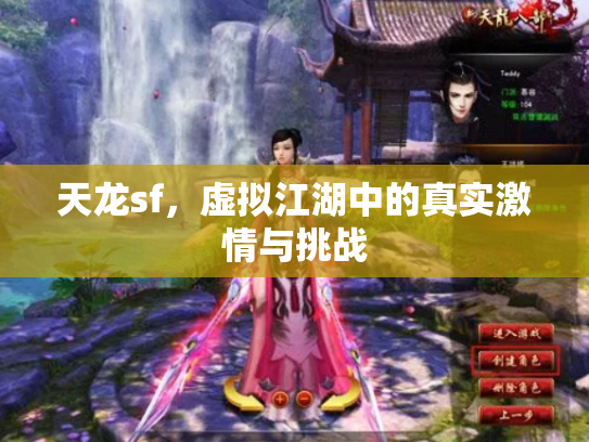 天龙sf，虚拟江湖中的真实激情与挑战