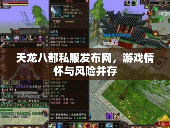 天龙八部私服发布网，游戏情怀与风险并存