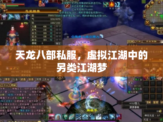 天龙八部私服，虚拟江湖中的另类江湖梦