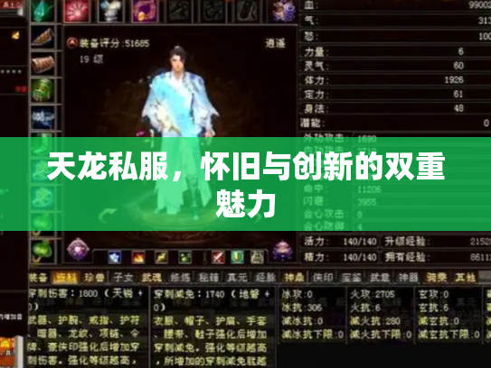 天龙私服，怀旧与创新的双重魅力