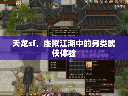 天龙sf，虚拟江湖中的另类武侠体验