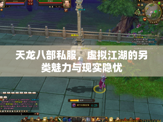 天龙八部私服，虚拟江湖的另类魅力与现实隐忧