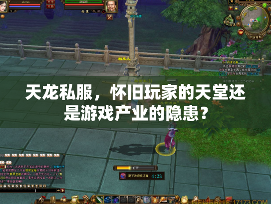 天龙私服，怀旧玩家的天堂还是游戏产业的隐患？