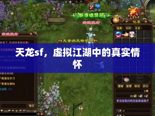 天龙sf，虚拟江湖中的真实情怀