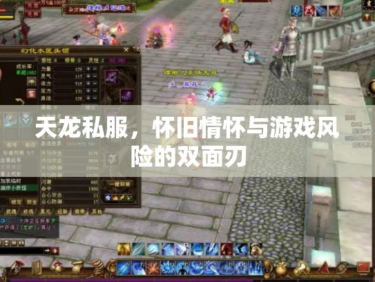 天龙私服，怀旧情怀与游戏风险的双面刃