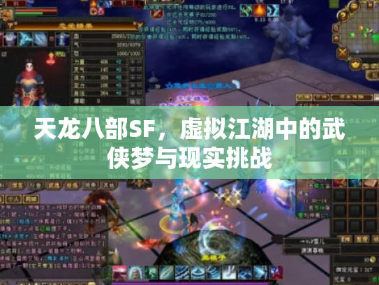 天龙八部SF，虚拟江湖中的武侠梦与现实挑战