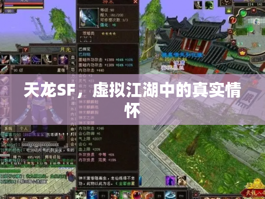 天龙SF，虚拟江湖中的真实情怀
