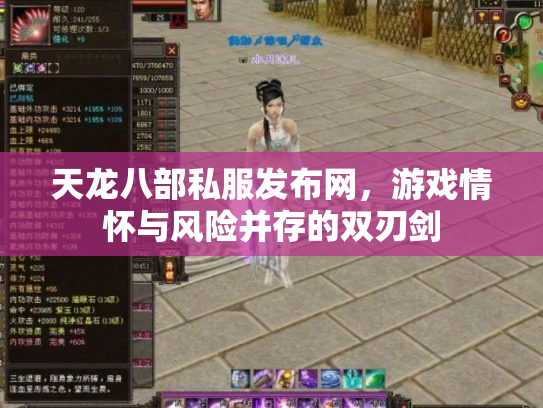 天龙八部私服发布网，游戏情怀与风险并存的双刃剑