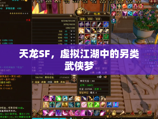 天龙SF，虚拟江湖中的另类武侠梦