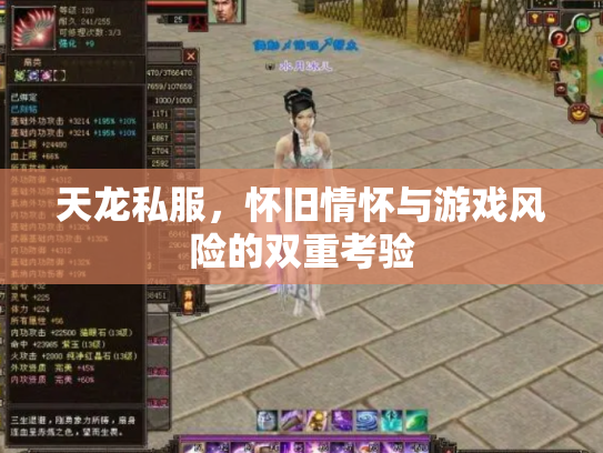 天龙私服，怀旧情怀与游戏风险的双重考验