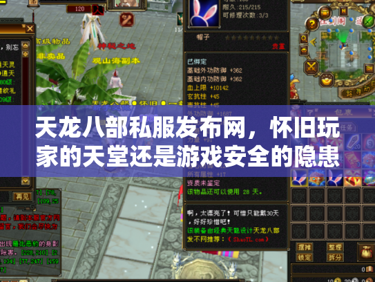 天龙八部私服发布网，怀旧玩家的天堂还是游戏安全的隐患？