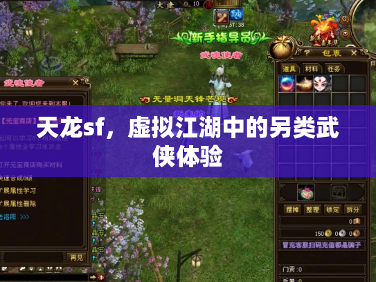天龙sf，虚拟江湖中的另类武侠体验