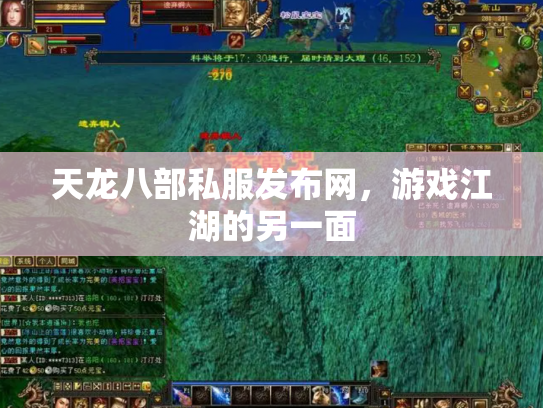 天龙八部私服发布网，游戏江湖的另一面
