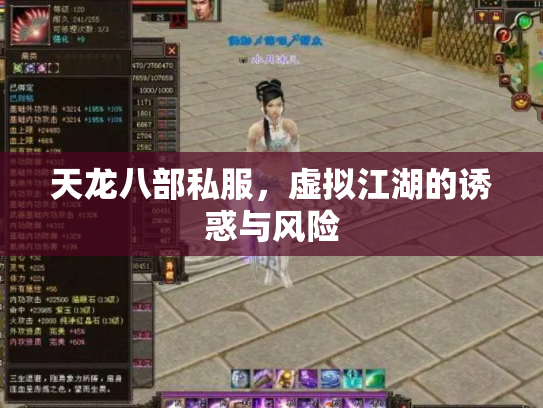 天龙八部私服，虚拟江湖的诱惑与风险