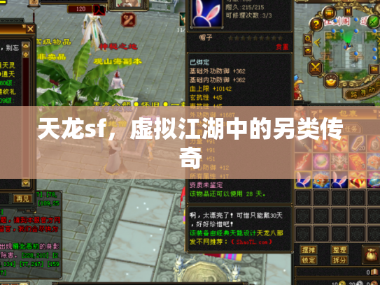 天龙sf，虚拟江湖中的另类传奇