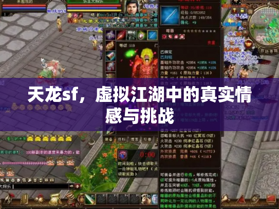 天龙sf，虚拟江湖中的真实情感与挑战
