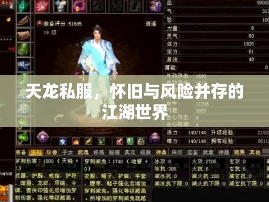 天龙私服，怀旧与风险并存的江湖世界