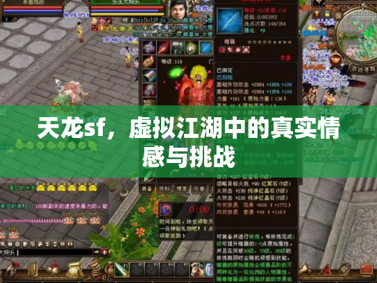 天龙sf，虚拟江湖中的真实情感与挑战