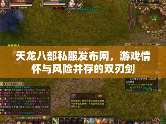 天龙八部私服发布网，游戏情怀与风险并存的双刃剑