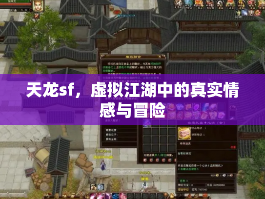 天龙sf，虚拟江湖中的真实情感与冒险