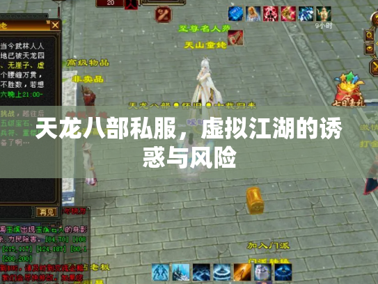 天龙八部私服，虚拟江湖的诱惑与风险
