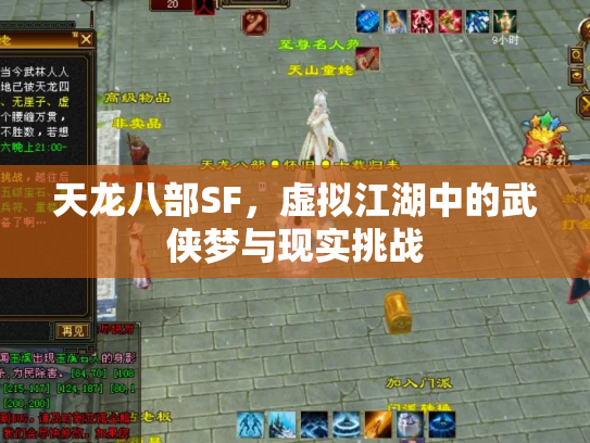 天龙八部SF，虚拟江湖中的武侠梦与现实挑战