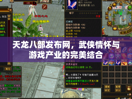天龙八部发布网，武侠情怀与游戏产业的完美结合