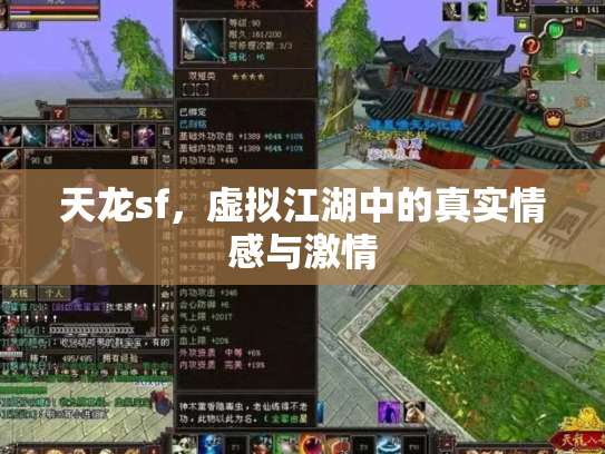 天龙sf，虚拟江湖中的真实情感与激情