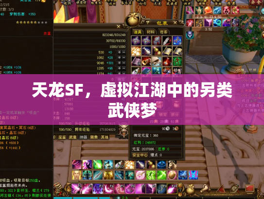 天龙SF，虚拟江湖中的另类武侠梦