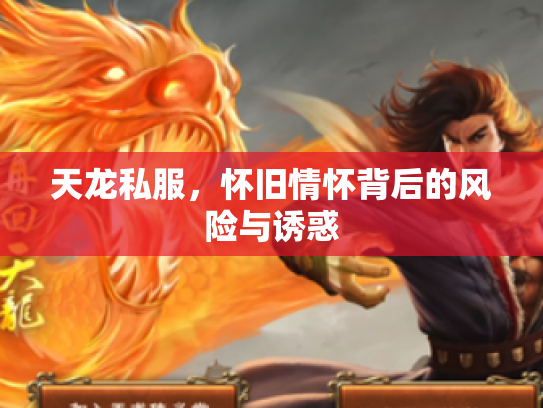 天龙私服，怀旧情怀背后的风险与诱惑