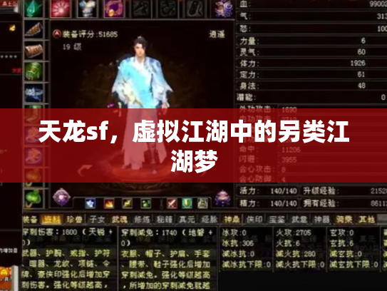 天龙sf，虚拟江湖中的另类江湖梦