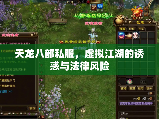 天龙八部私服，虚拟江湖的诱惑与法律风险