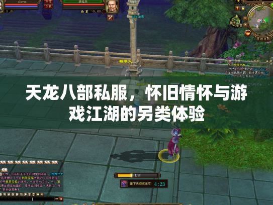 天龙八部私服，怀旧情怀与游戏江湖的另类体验