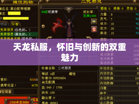 天龙私服，怀旧与创新的双重魅力